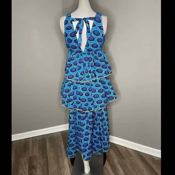 RHODE
Leela Sleeveless Print Tiered Dress - Picture 7 of 9